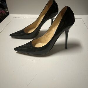 Jimmy Choo Glossy Black Heels
